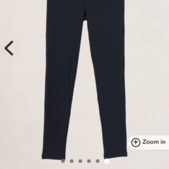 Shapermint Hue, Black Out Wide Waistband Cotton Leggings - Black - M - Picture 3 of 5